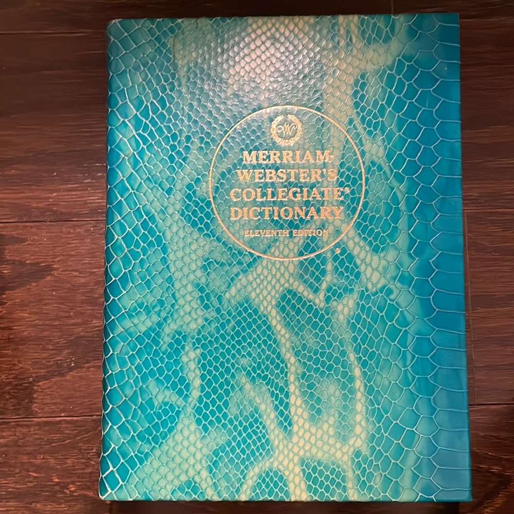 Graphic Image Snake Leather Bound Webster’s Dictionary